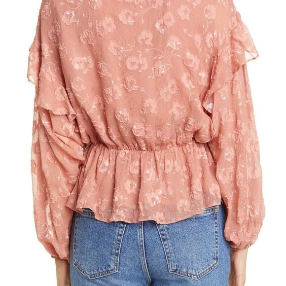 Joie Casha Floral Silk Blend Blouse - Picture 2 of 3